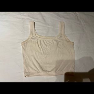 lululemon tank top, color cream, size 2/4, good condition